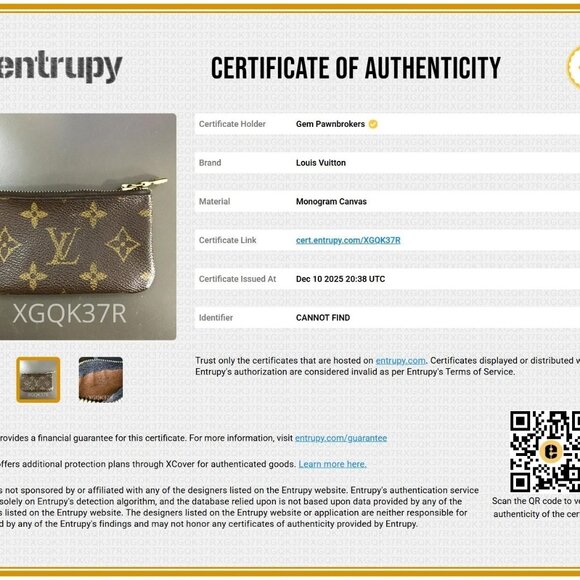 Louis Vuitton Monogram Coin Holder Key Pouch Pochette - Brown - Picture 2 of 16